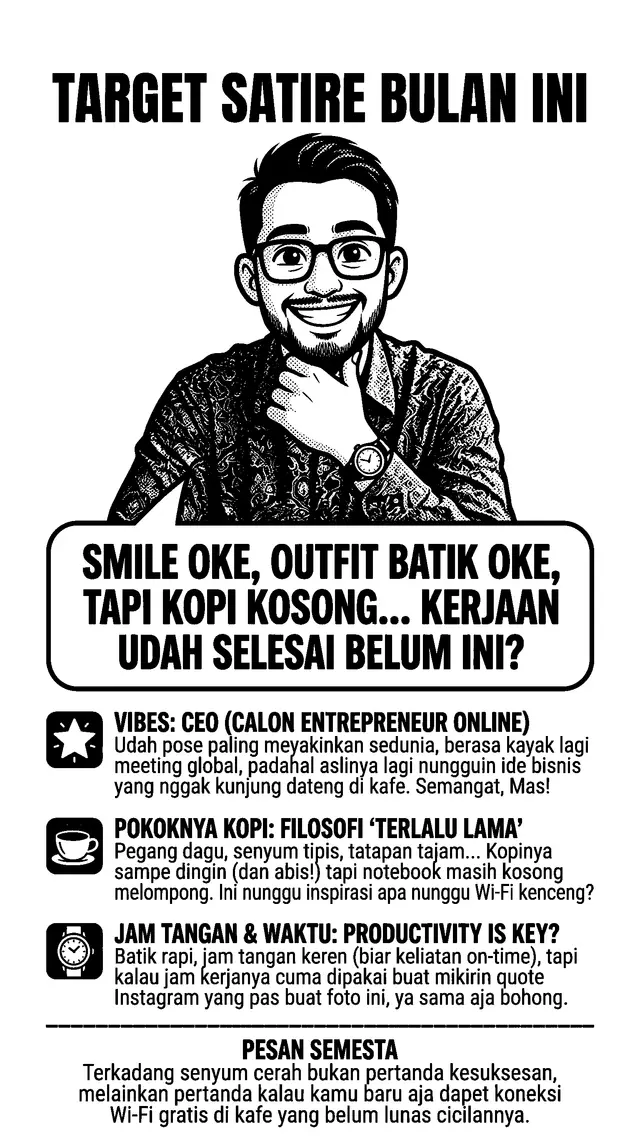 Contoh hasil Roastbox bertema target satire